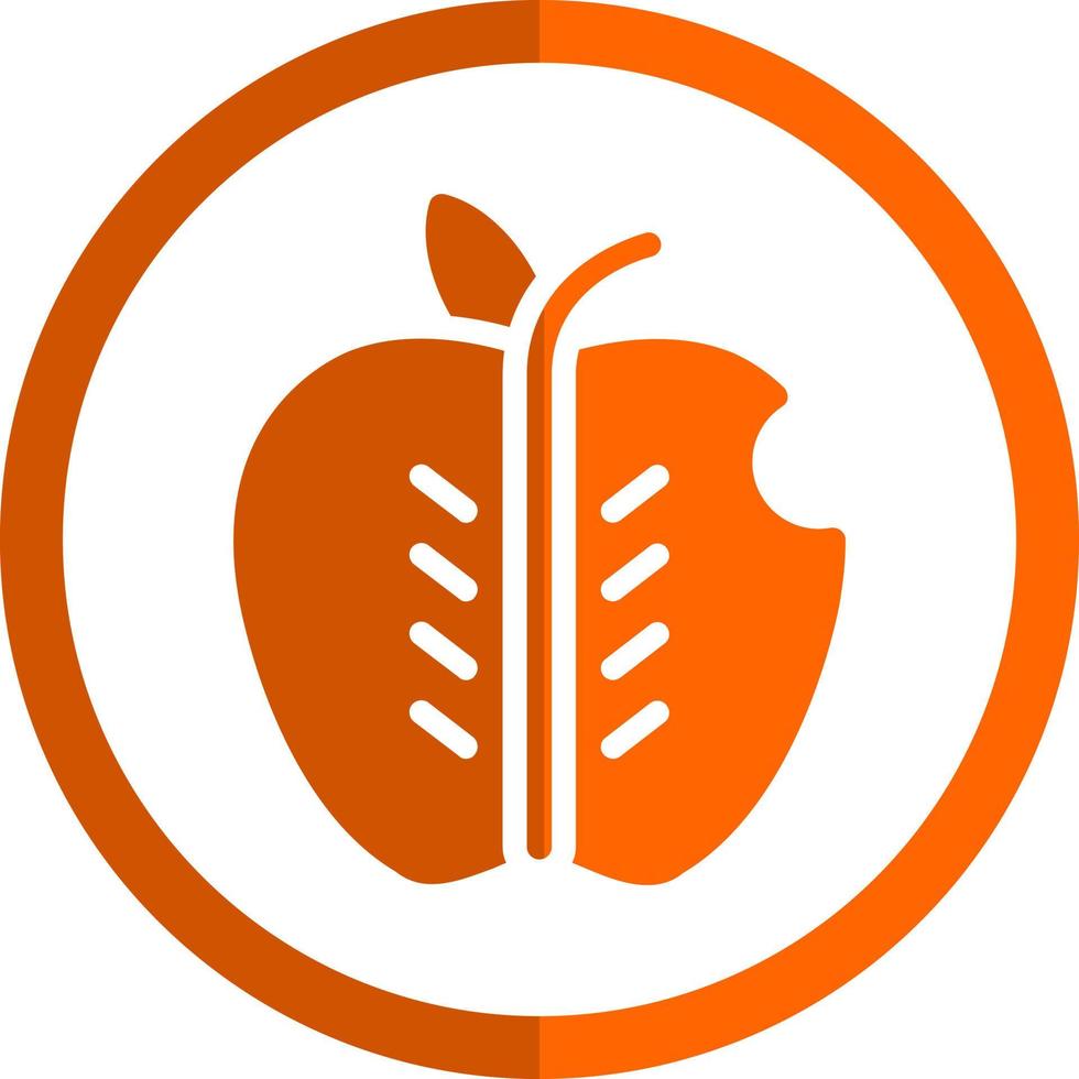 Apple Alt Vector Icon Design