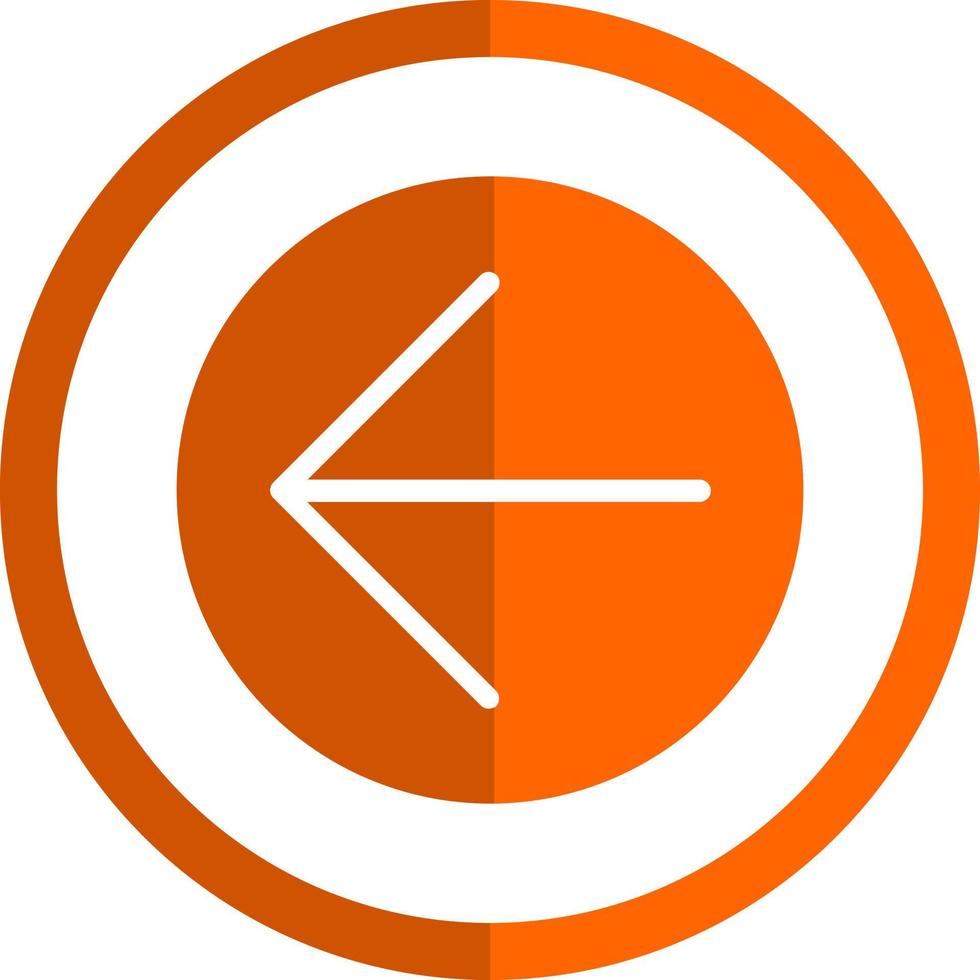 Arrow Circle Left Vector Icon Design