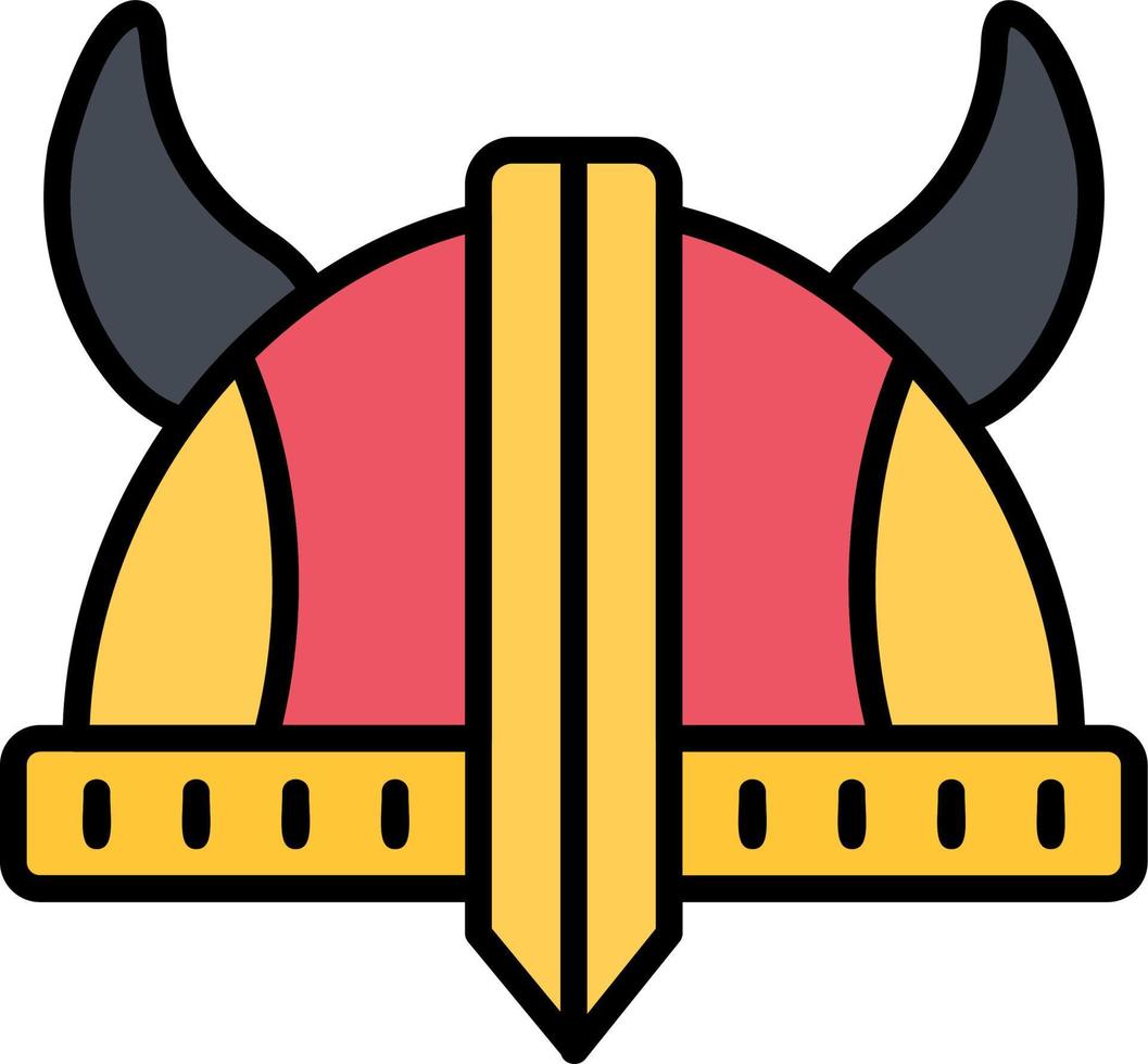 Viking Helmet Vector Icon