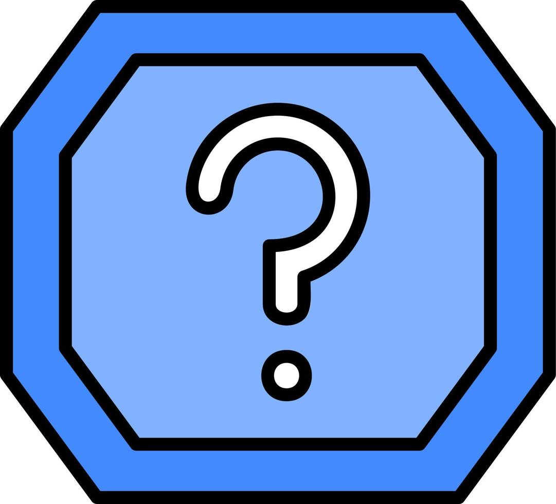 icono de vector de signo de interrogación