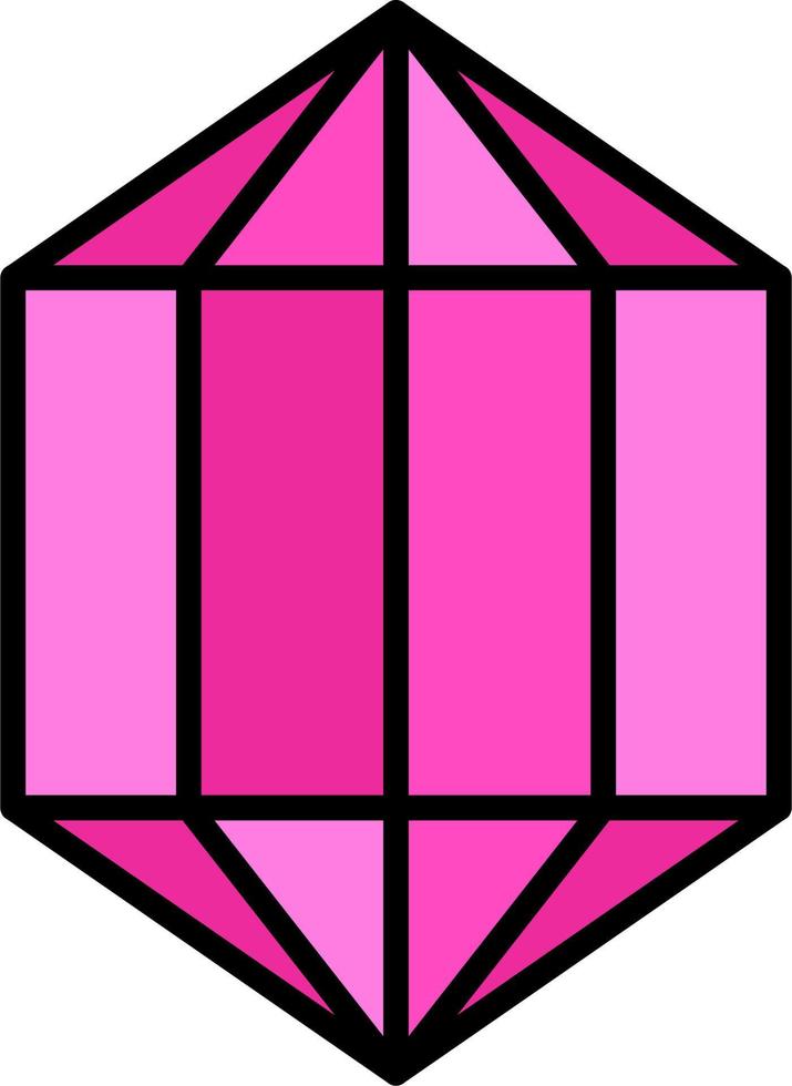 icono de vector de cristal