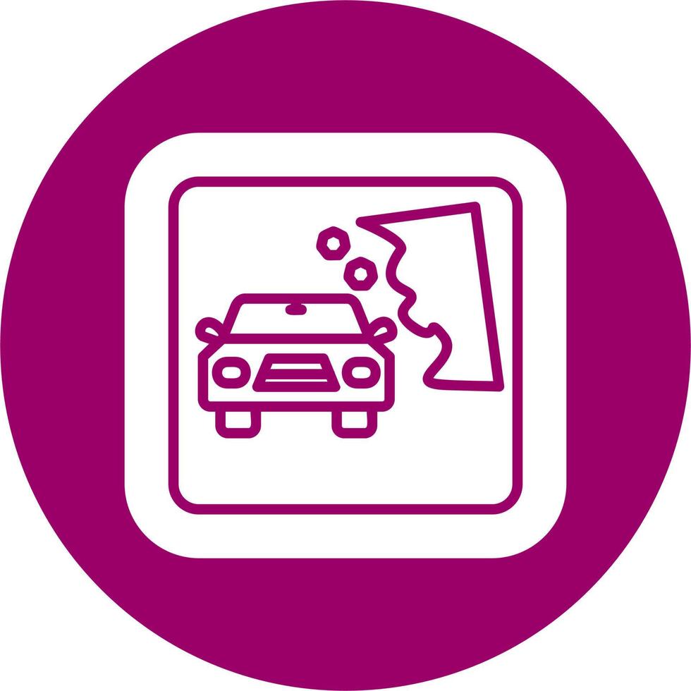 Falling Rocks Vector Icon