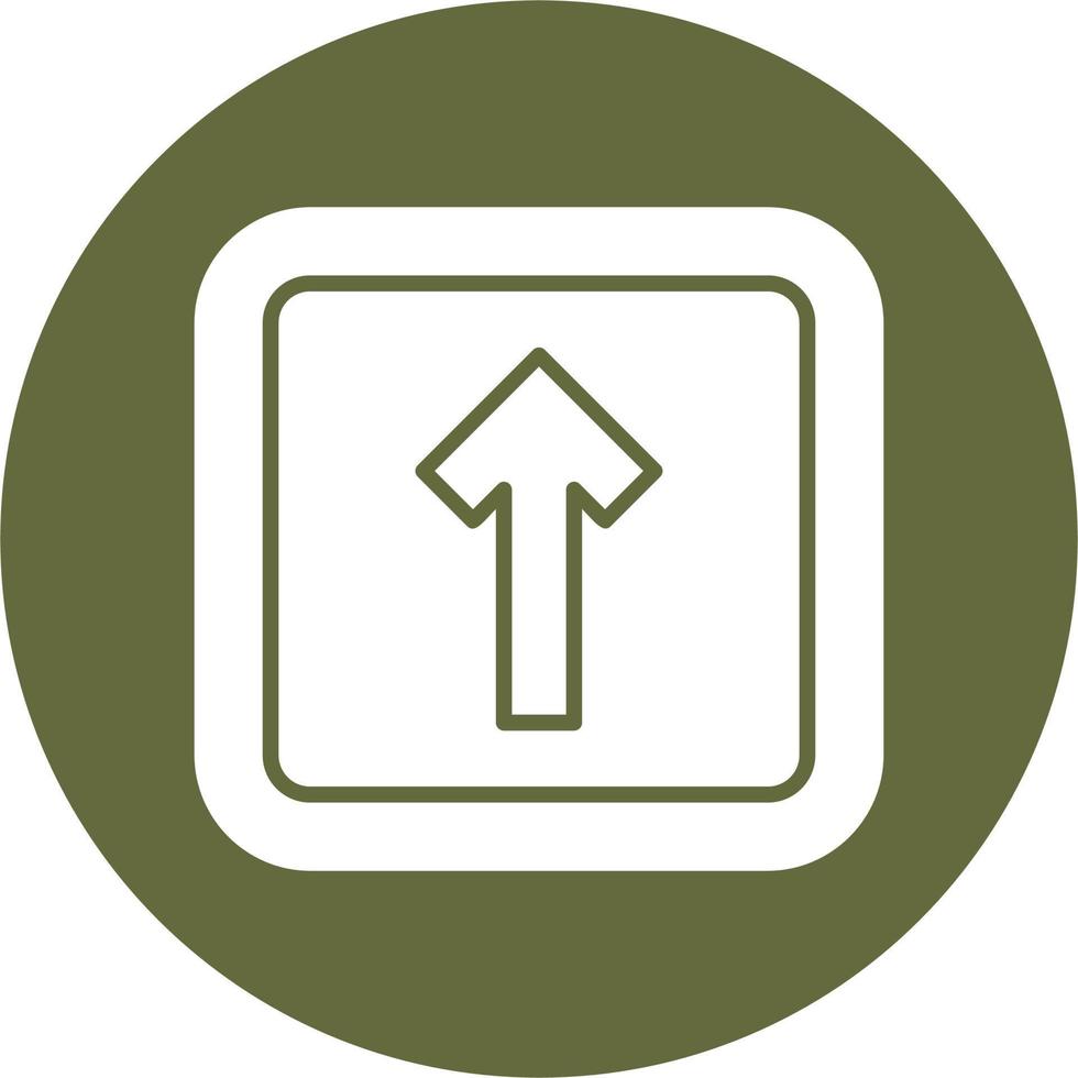 One Way Traffic Vector Icon