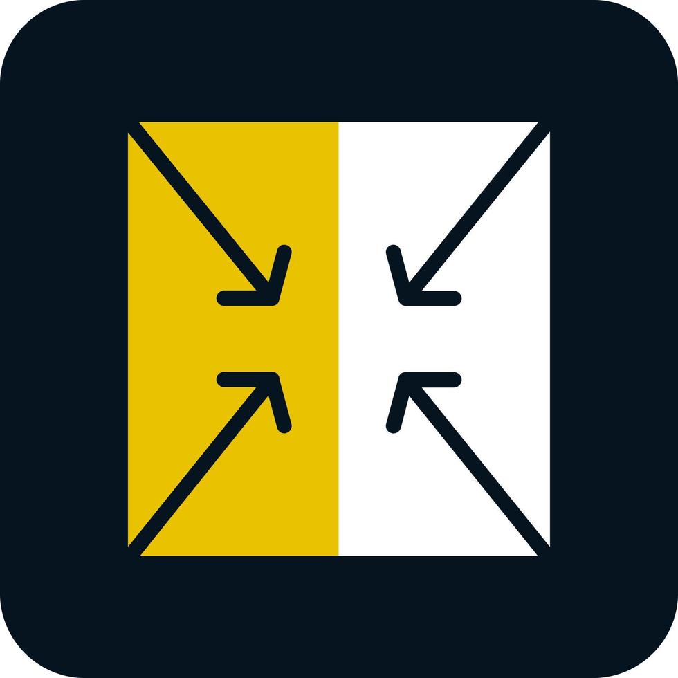 Compress Arrows Alt Vector Icon Design