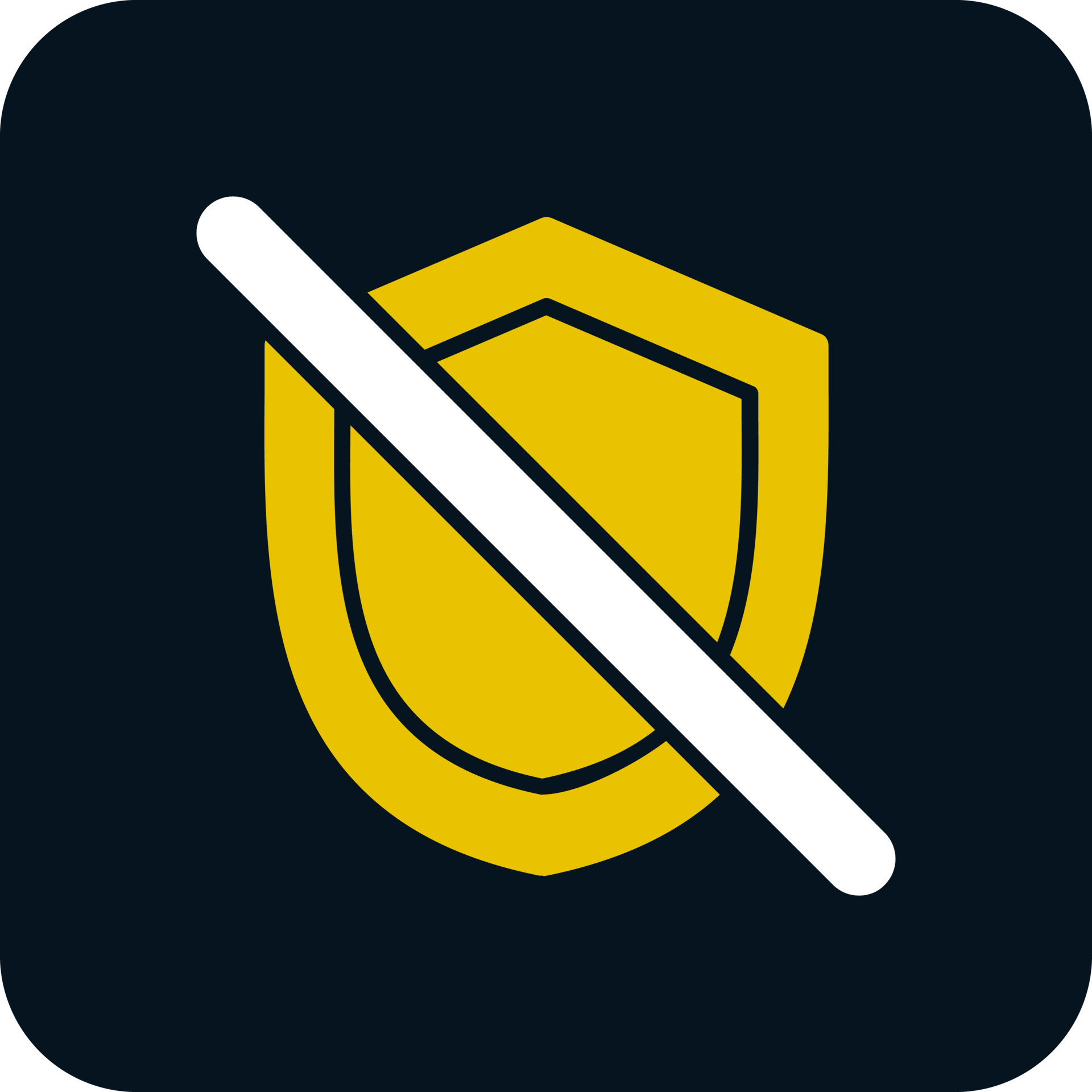 Shield Off Vector Icon Design 20945233 Vector Art at Vecteezy