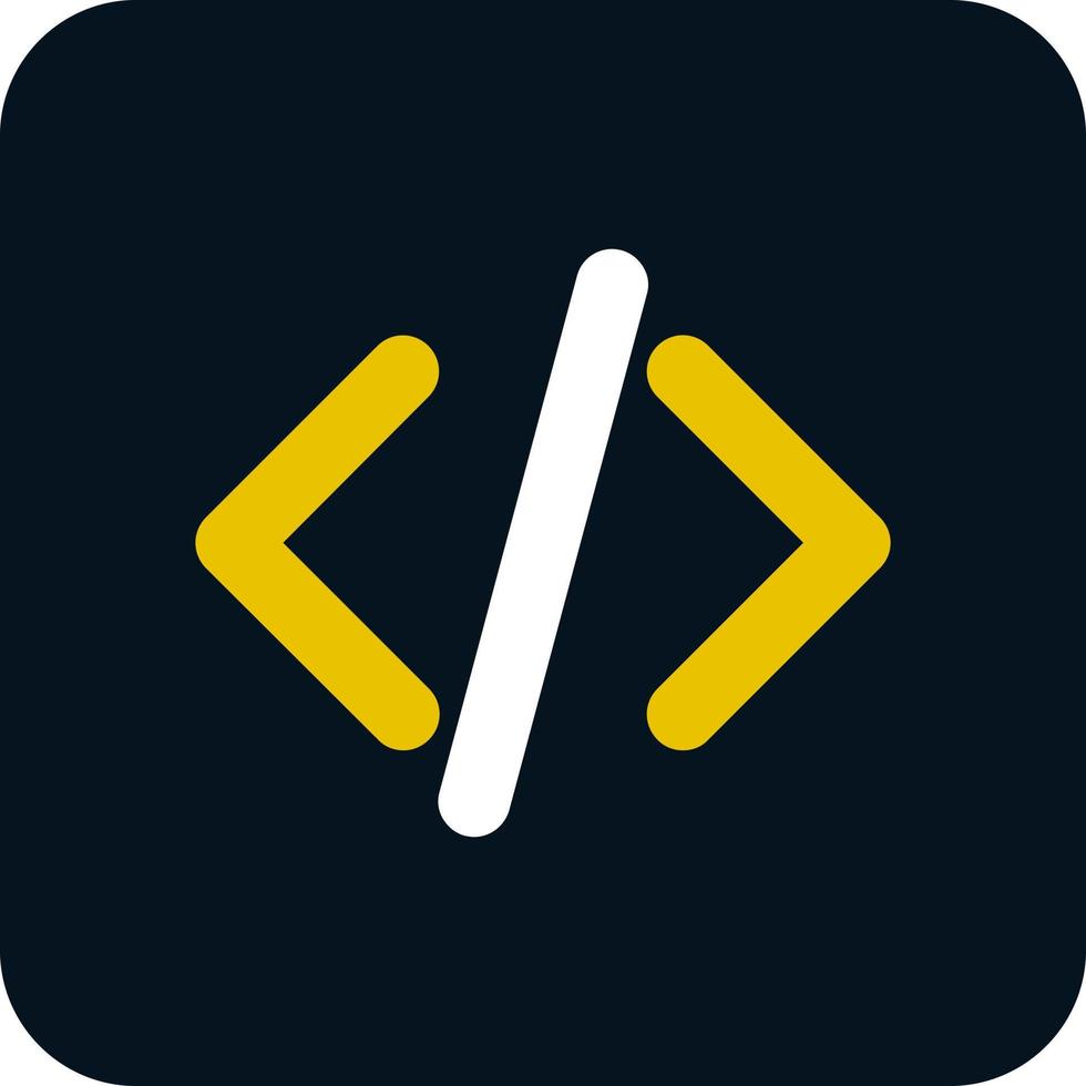 Code Vector Icon Design