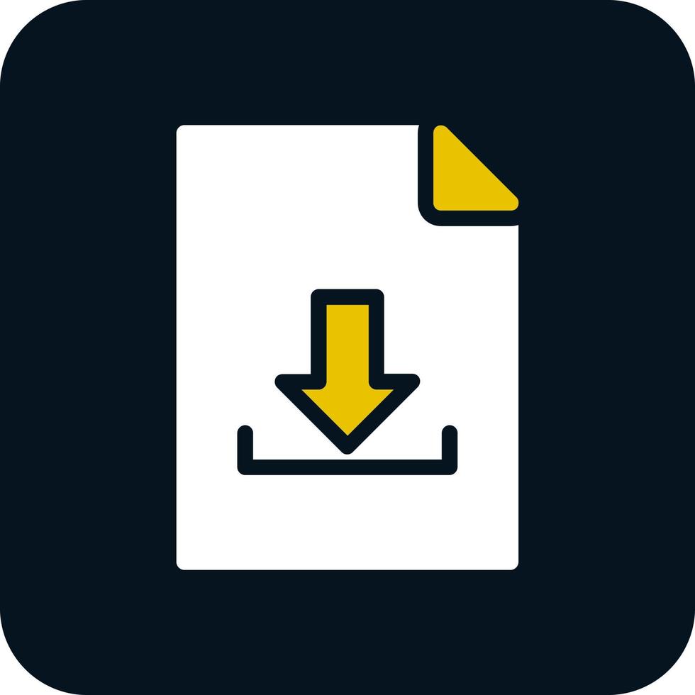 File Download Vector Icon Design