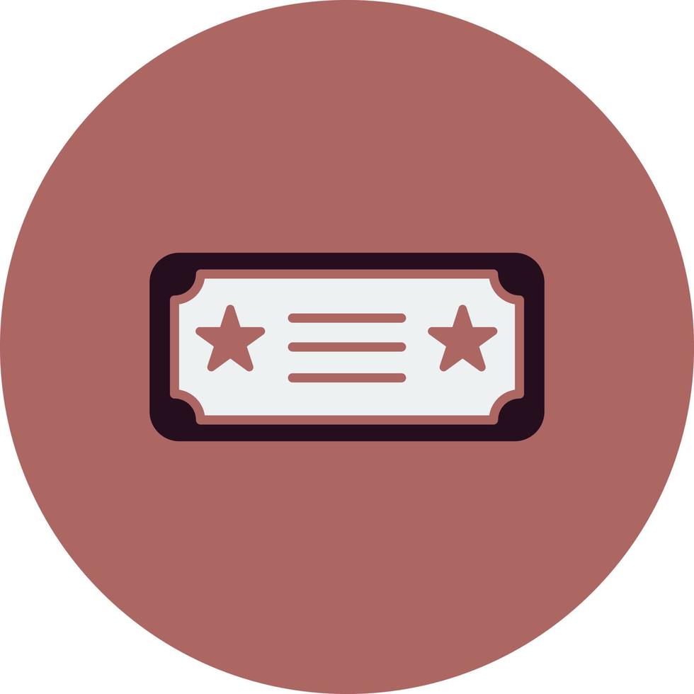 Ticket Vector Icon