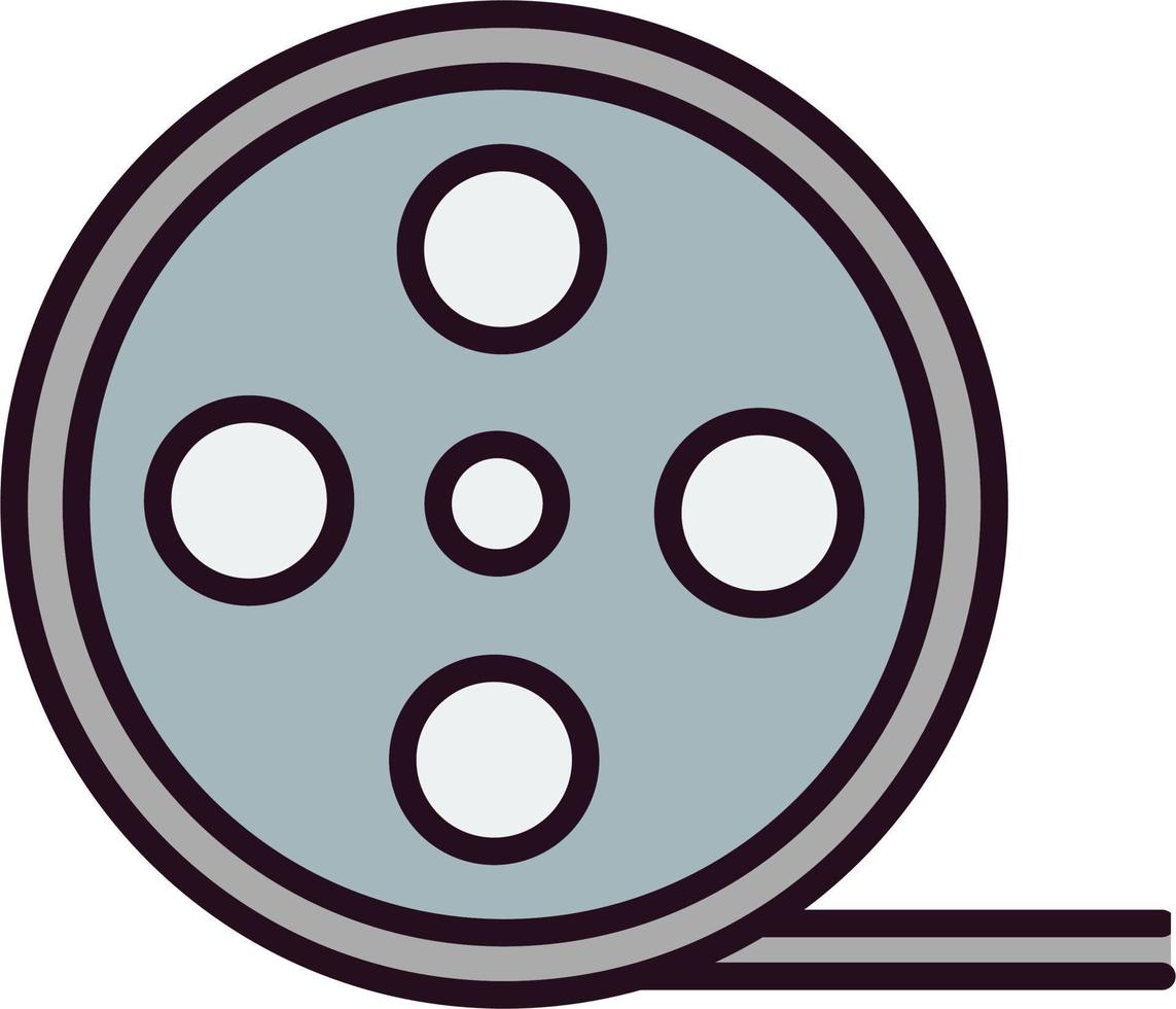 Film Reel Vector Icon