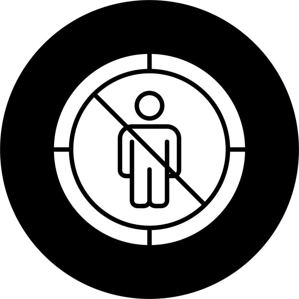 No Entry Vector Icon