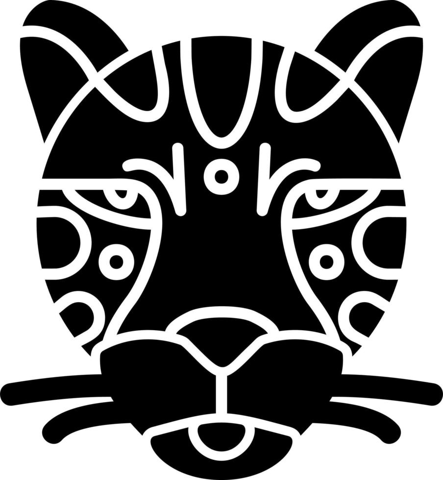 icono de vector de leopardo