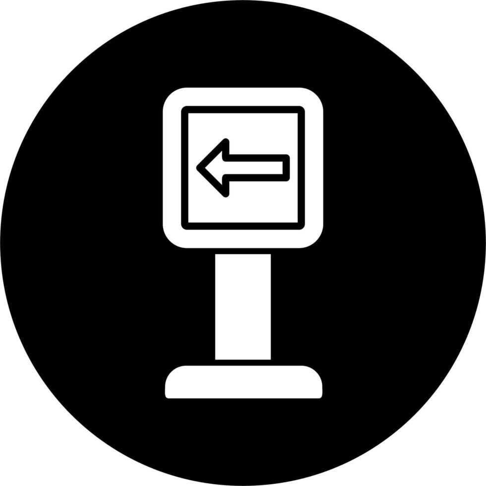 Turn Left Vector Icon