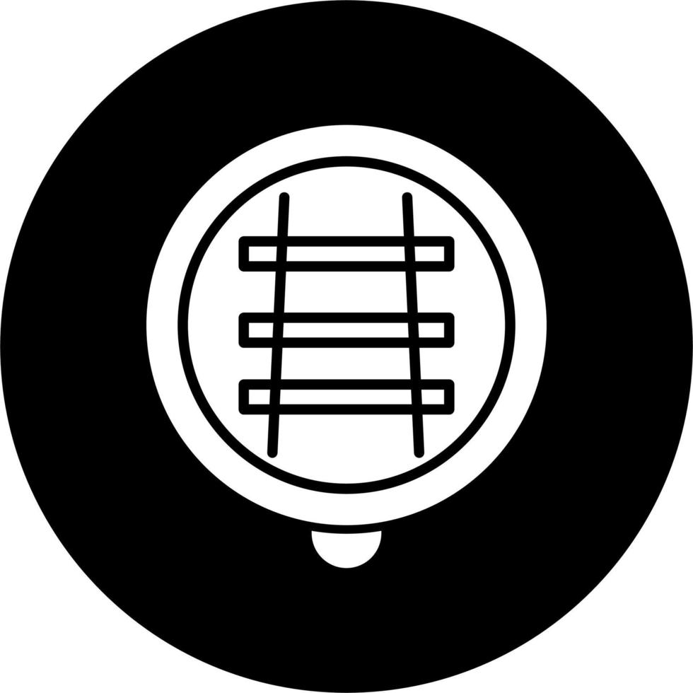 icono de vector de ferrocarril