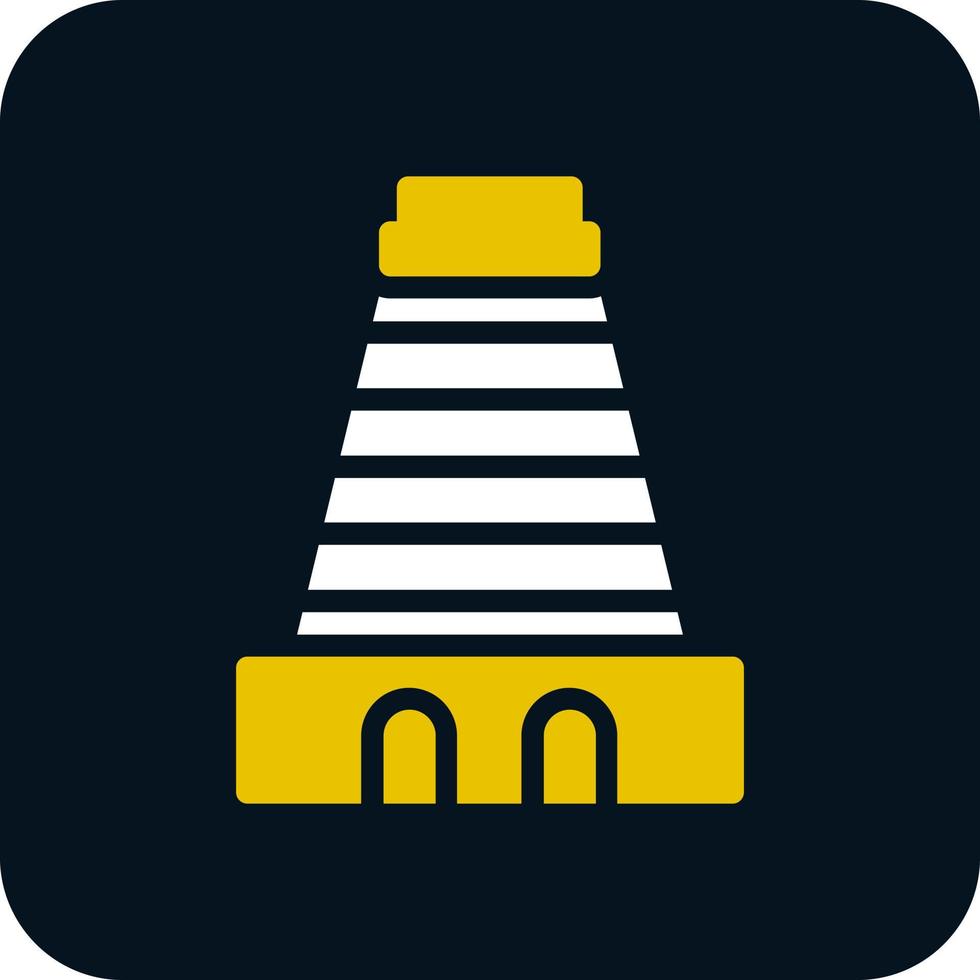 diseño de icono de vector de gopuram