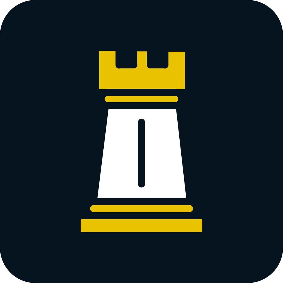 Chess Rook Vector Icon Design