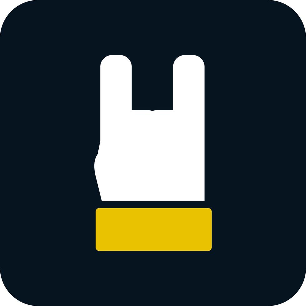 Hand Rock Vector Icon Design