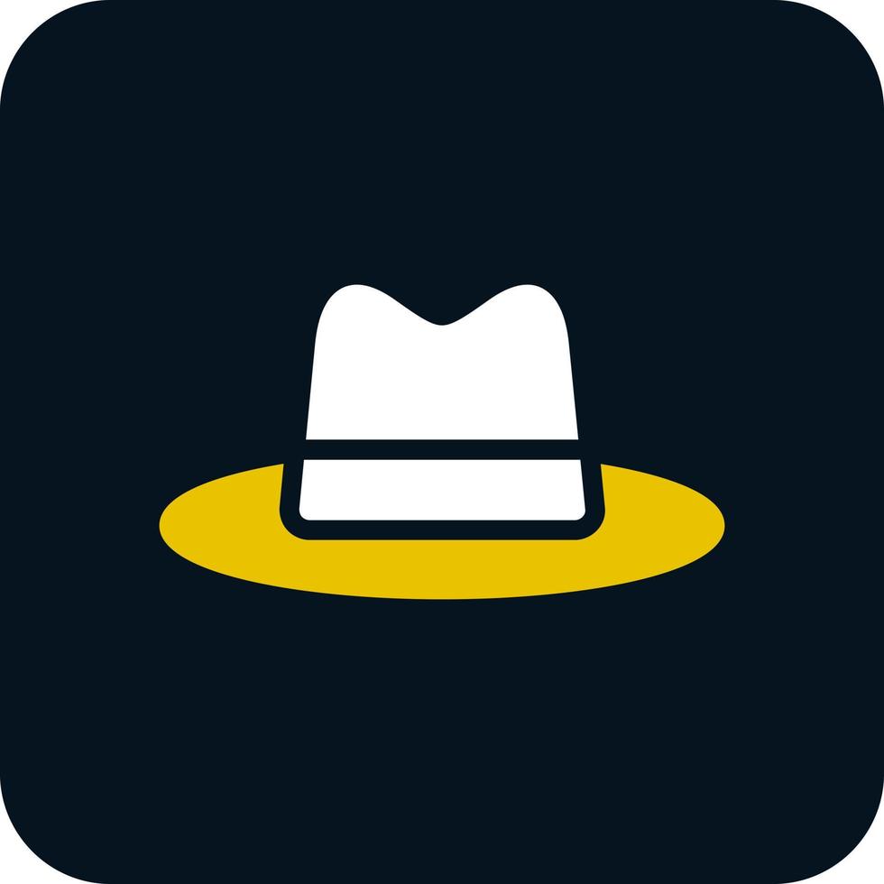 Hat Cowboy Side Vector Icon Design