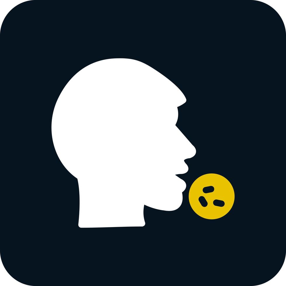 Head Side Virus Vector Icon Design