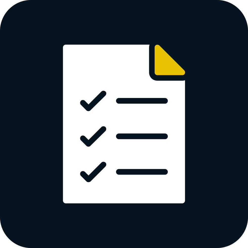 List Vector Icon Design