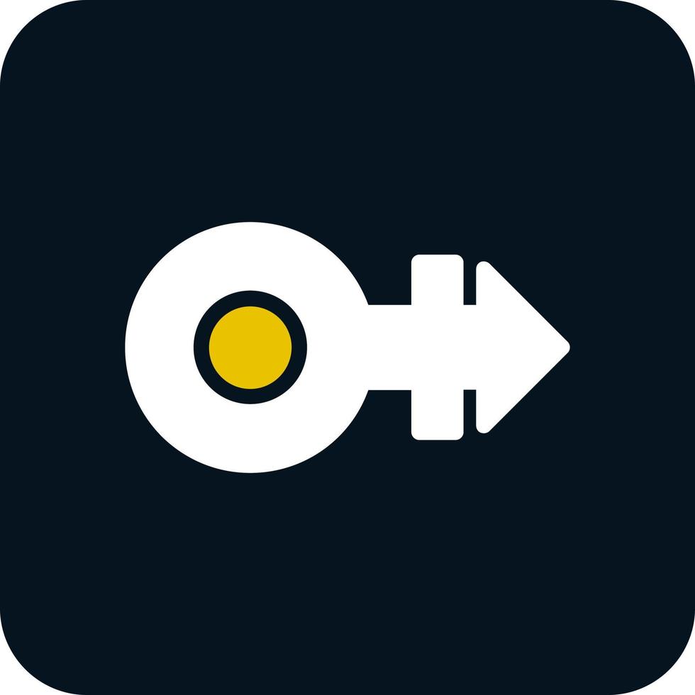 Mars Stroke H Vector Icon Design