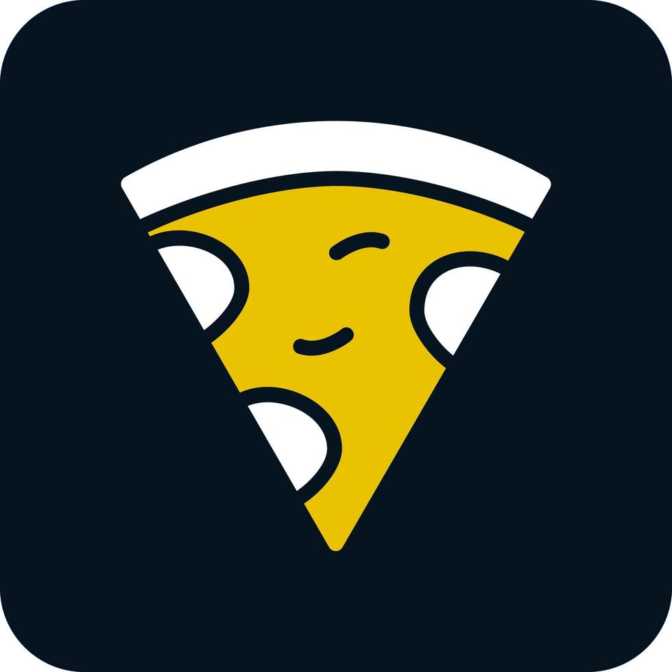 Pizza Slice Vector Icon Design