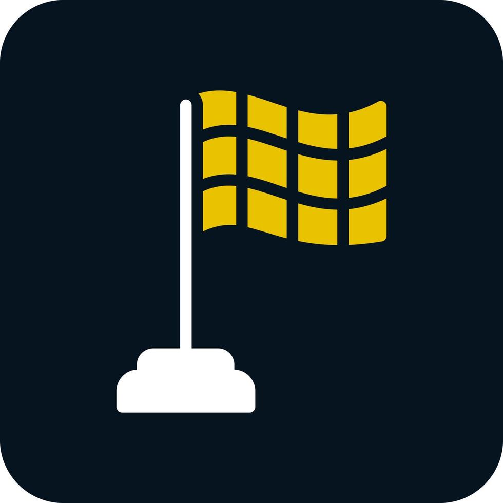 Flag Checkered Vector Icon Design