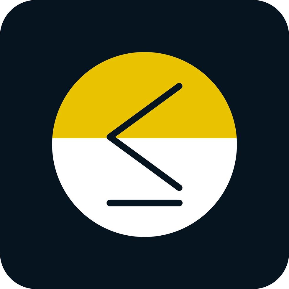 Less Than Vector Icon Design