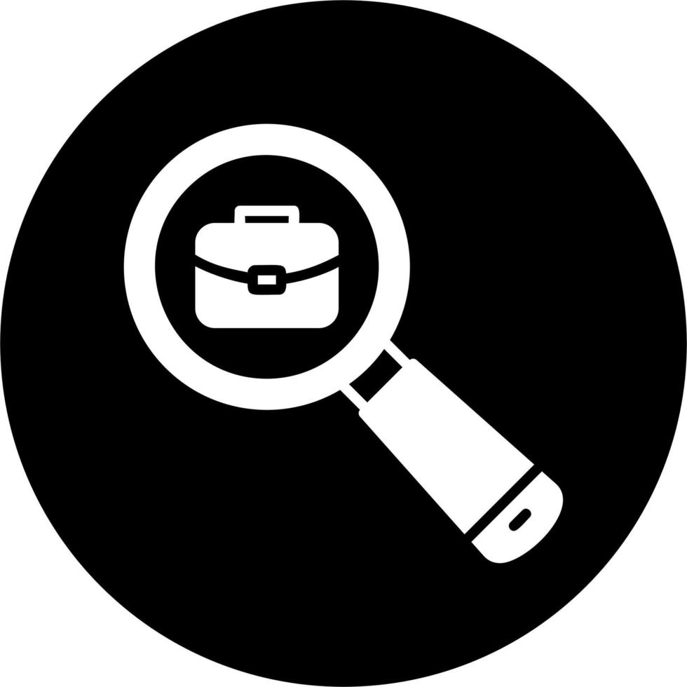 Job Search Vector Icon