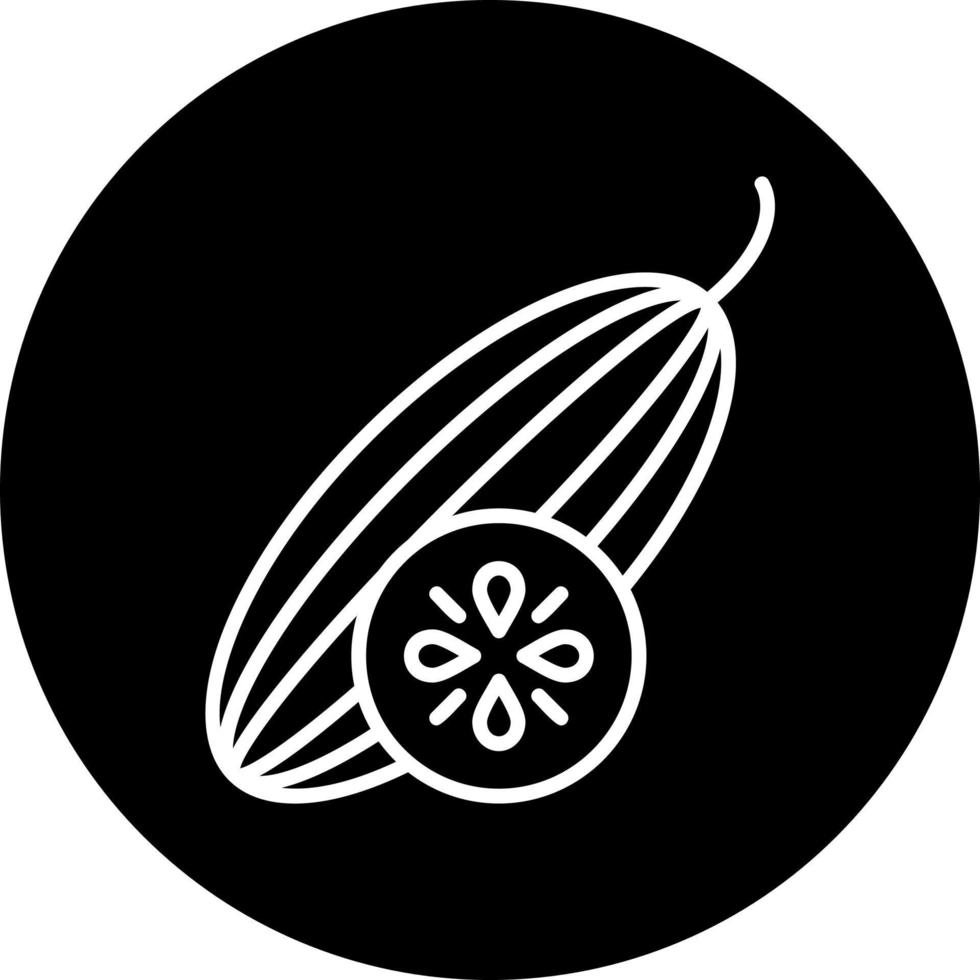 icono de vector de pepino