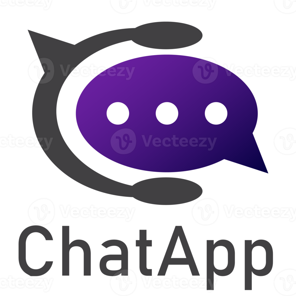 Chat app logo png