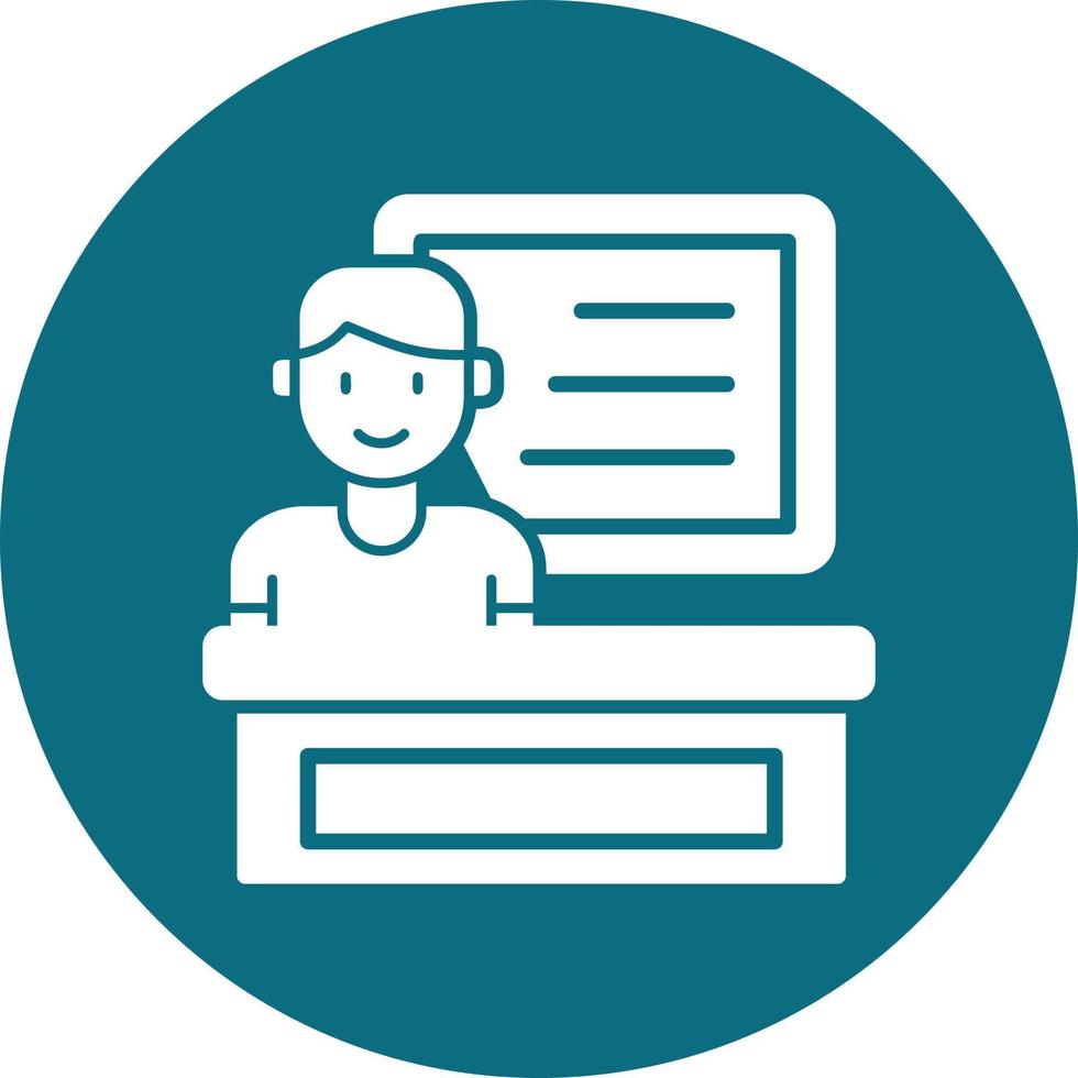 Teacher Vector Icon