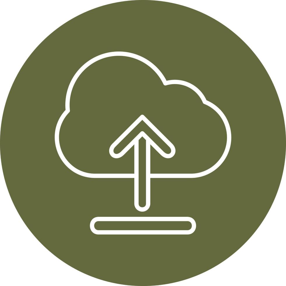 Cloud Upload Vector Icon
