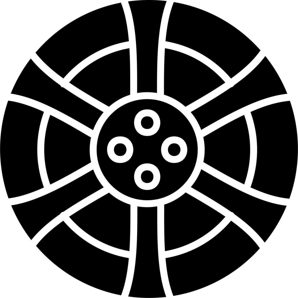 Wheel Vector Icon