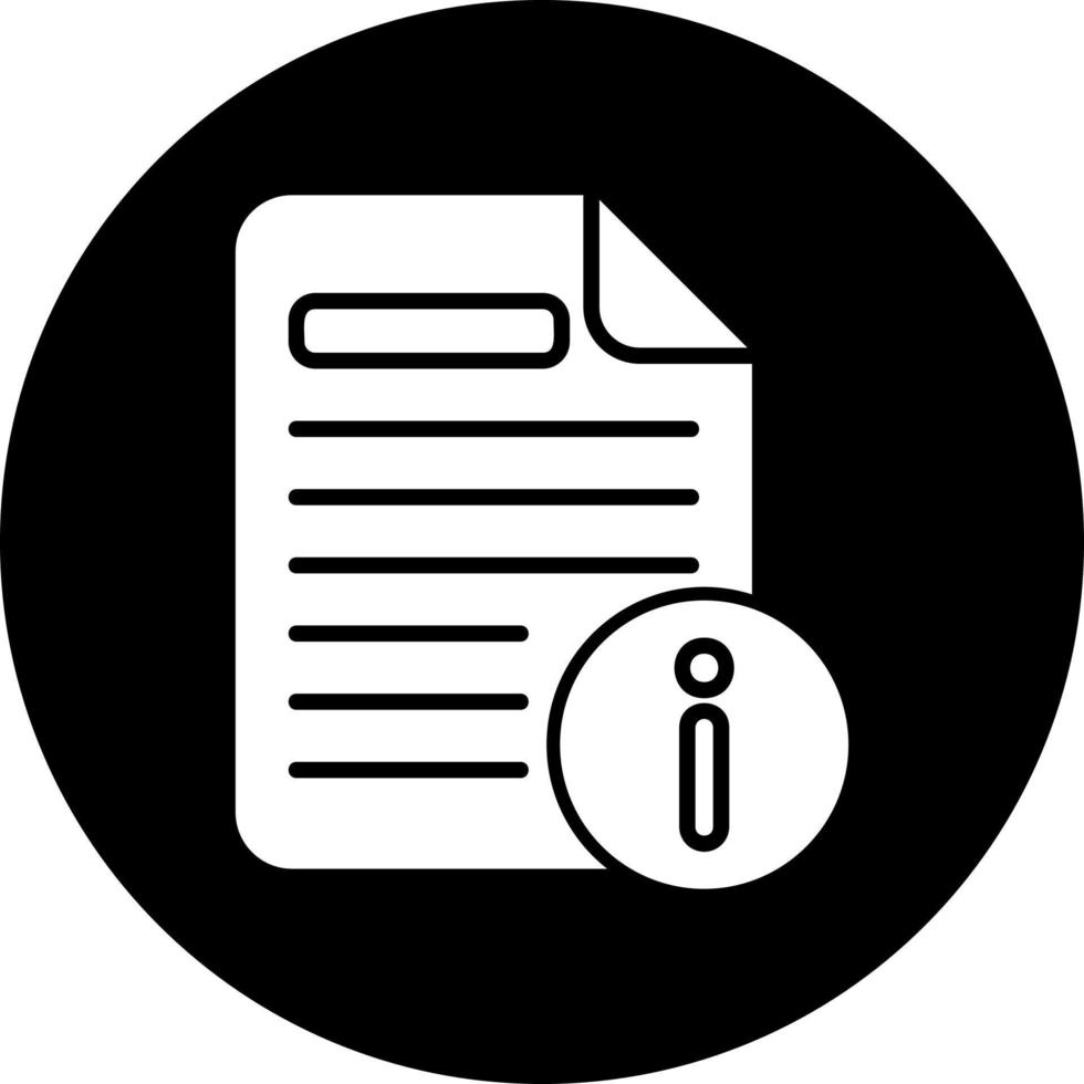 Information Vector Icon