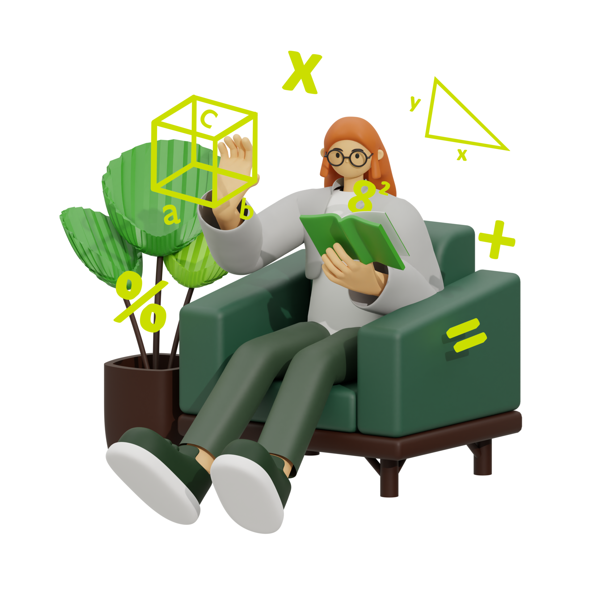 3d Illustration Learn Math At Home 20946440 PNG 3d-illustration-learn-math-at-home-20946440-png