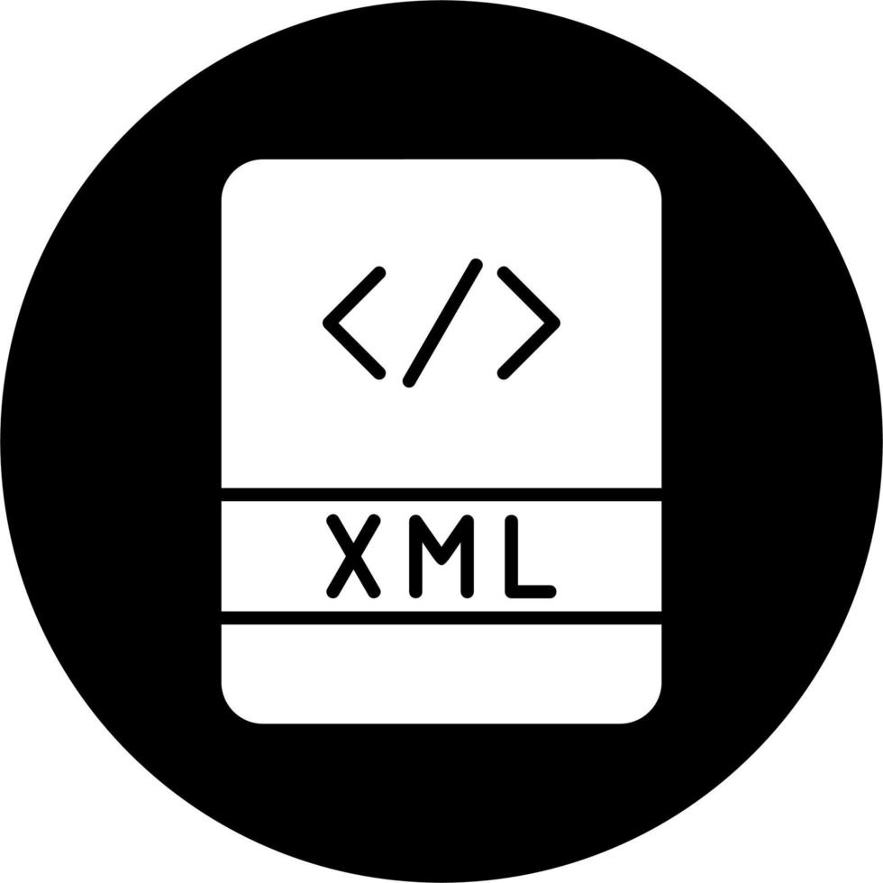 Xml File Vector Icon