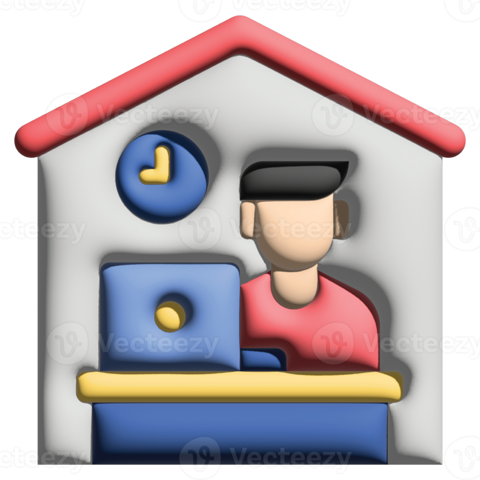 3d ilusão trabalhos a partir de casa dentro trabalhos a partir de casa conjunto png