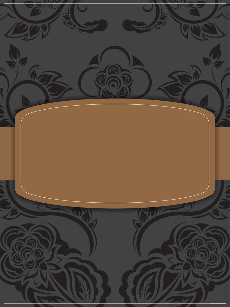 Art Deco vintage invitation template design with illustration of flapper girl. patterns and frames. vector