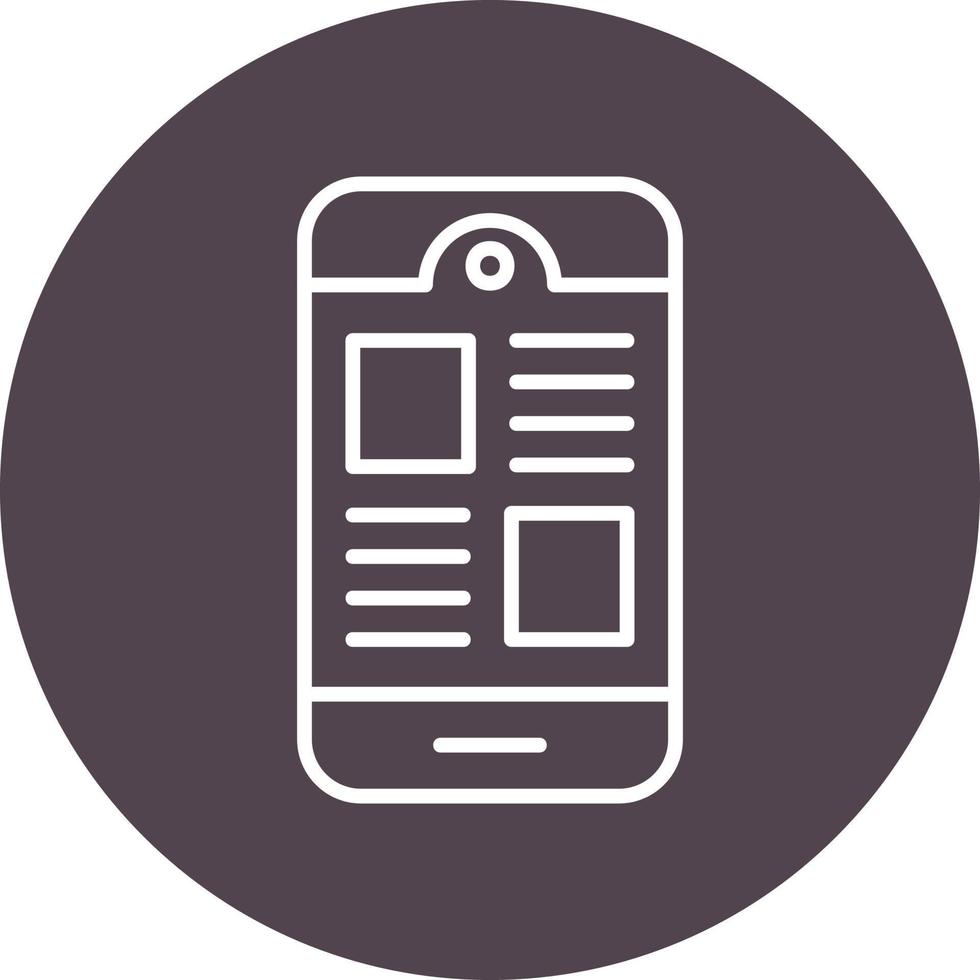 Mobile App Vector Icon