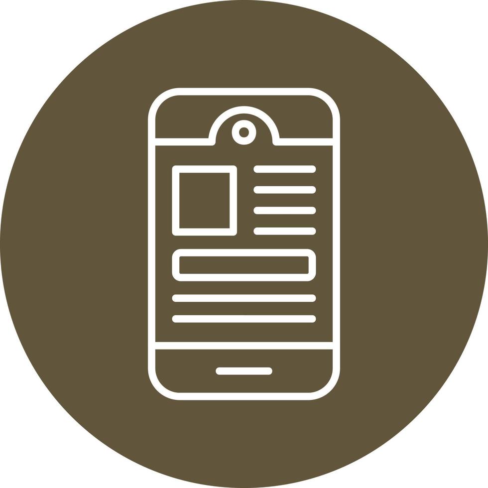 Mobile App Vector Icon