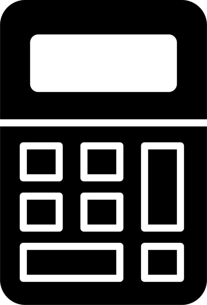 icono de vector de calculadora