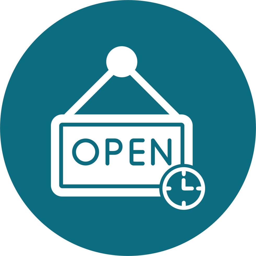 Opening Hours Vector Icon