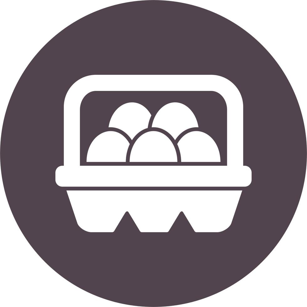 Egg Carton Vector Icon