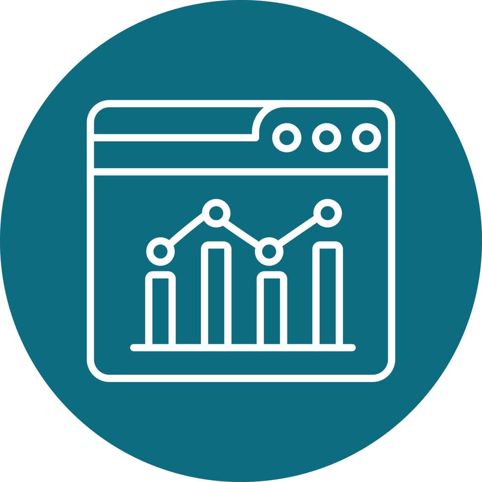 Web Analytics Vector Icon