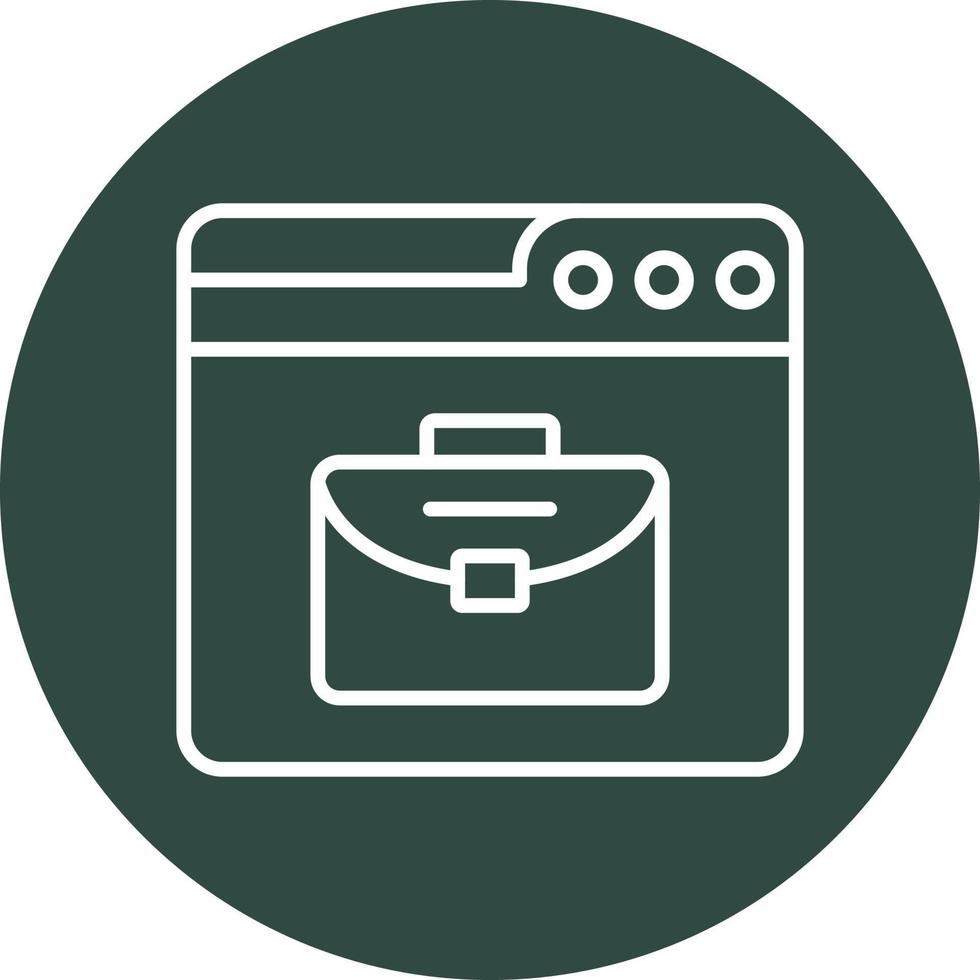 Web Portfolio Vector Icon
