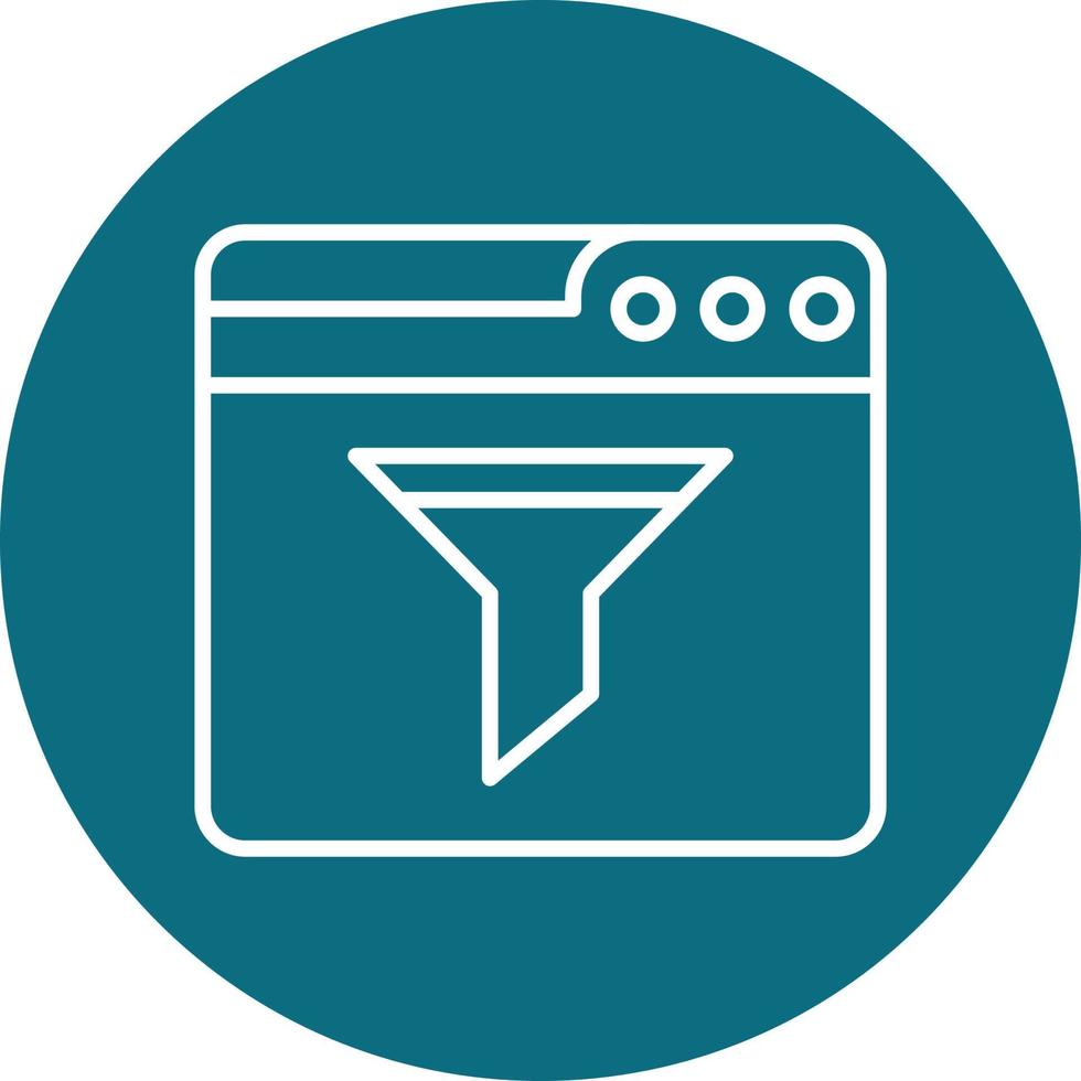 Web Filter Vector Icon