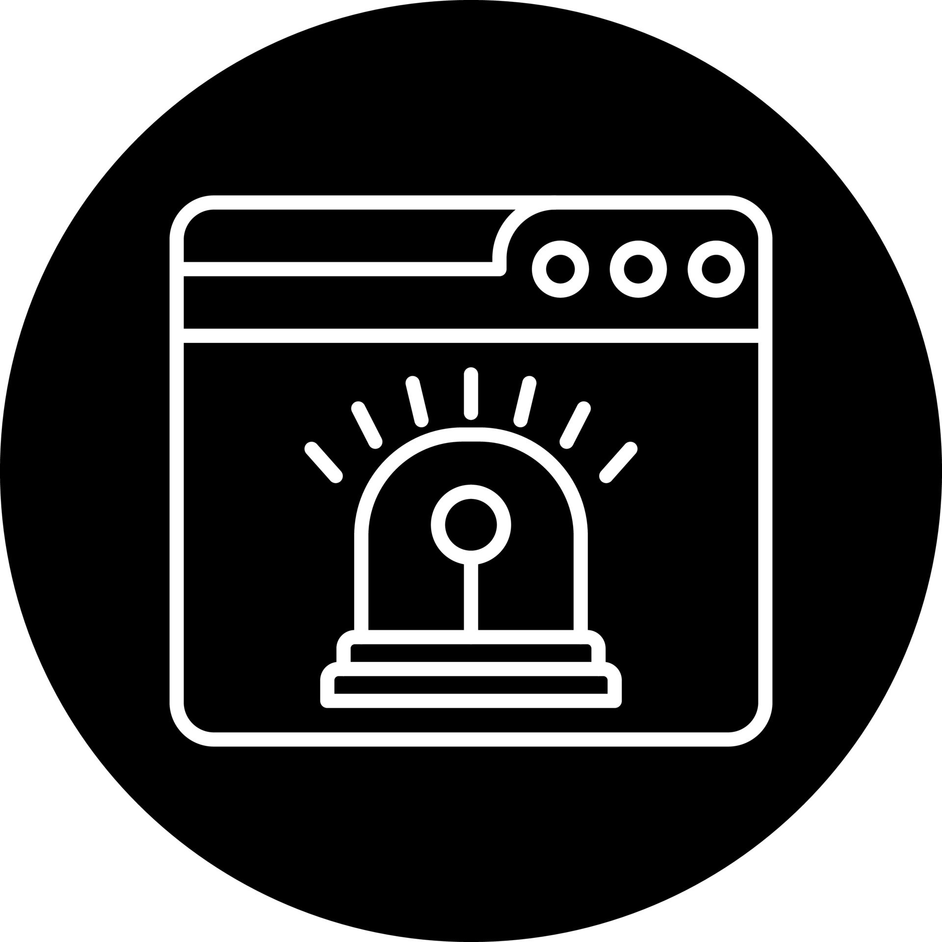 Browser Alarm Vector Icon 20947304 Vector Art at Vecteezy
