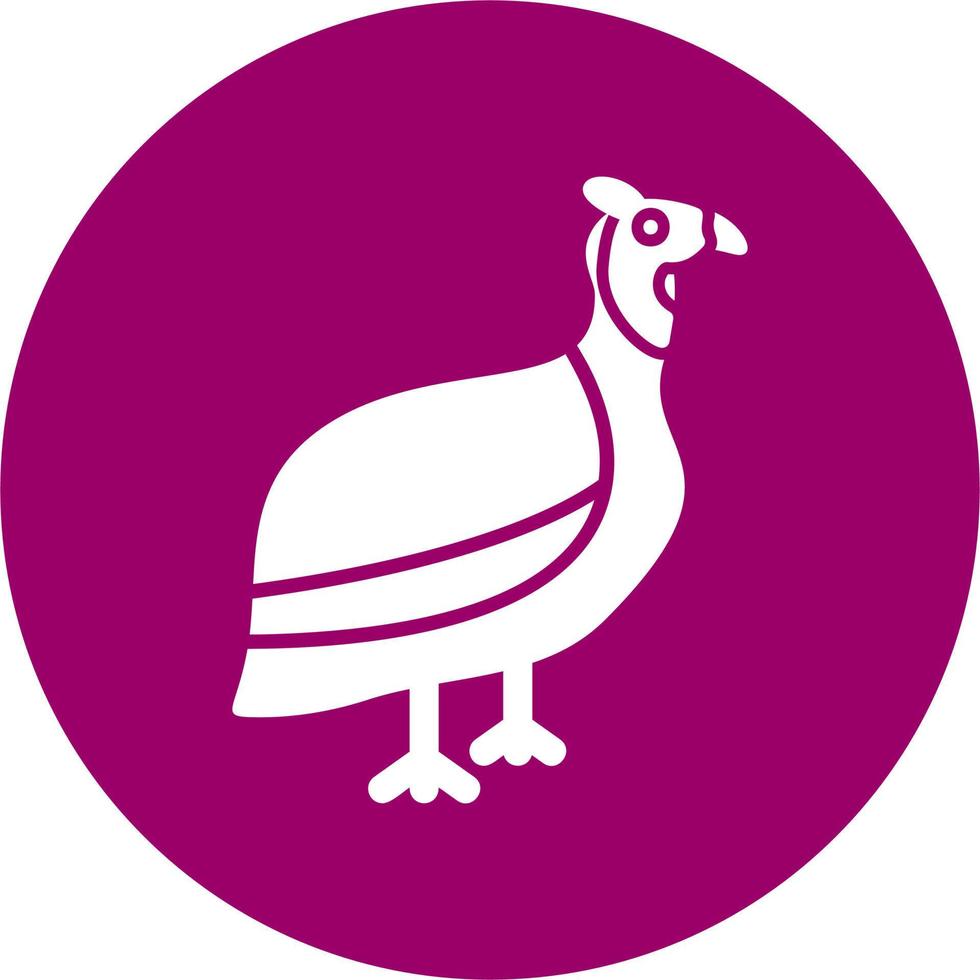 Guineafowl Vector Icon