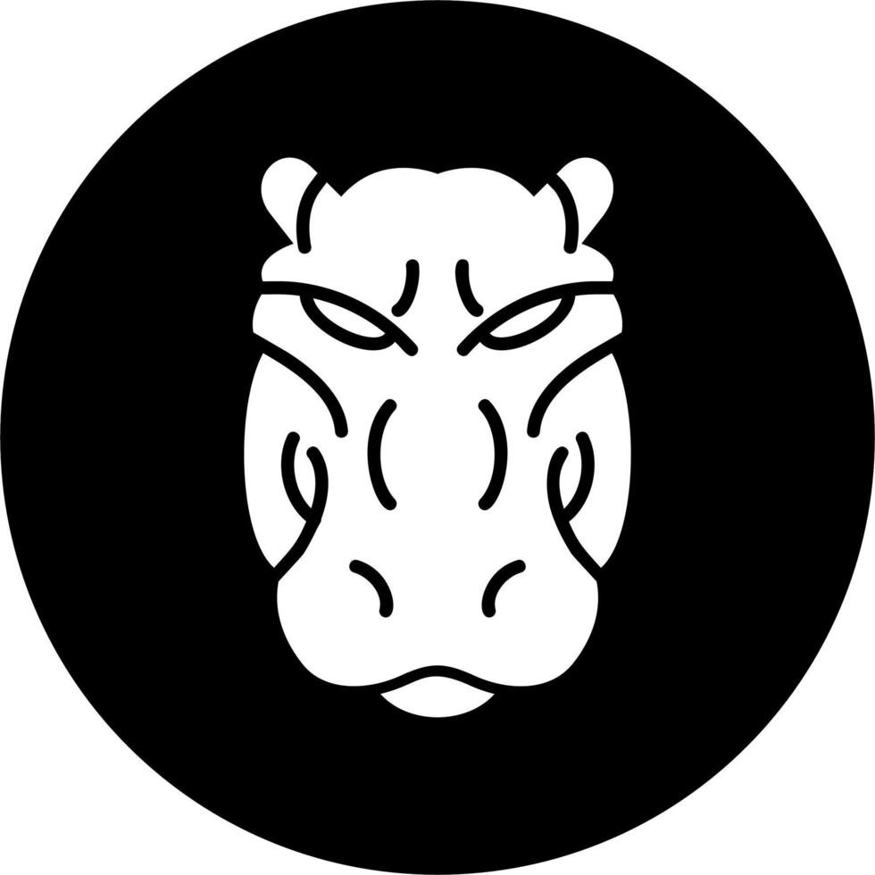 Hippopotamus Vector Icon