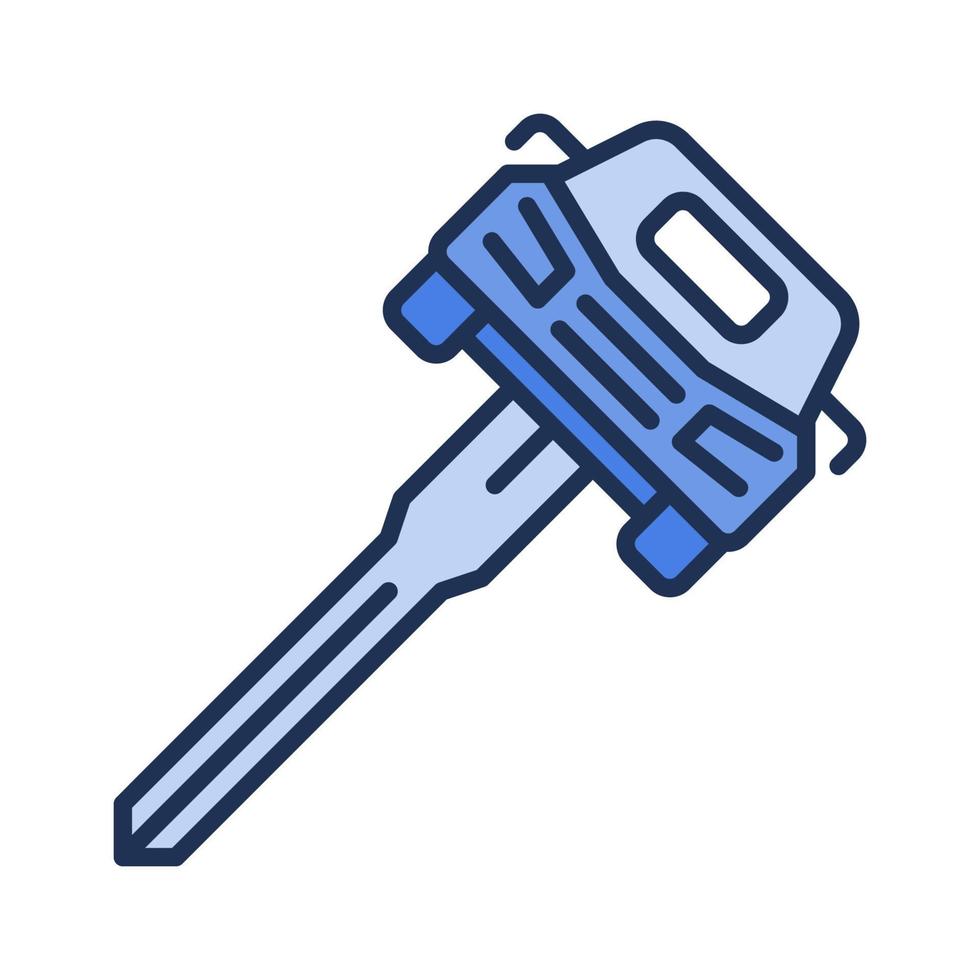 Funny Car Key vector Rental concept blue icon or sign